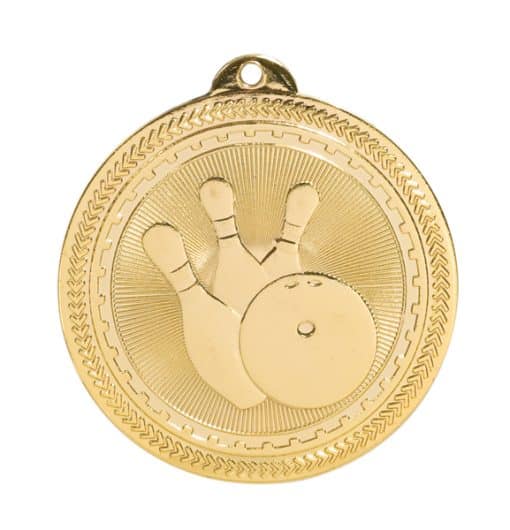 Gold Bowling Medal