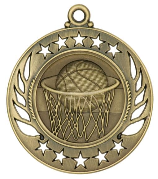 Gold Basketball Medal