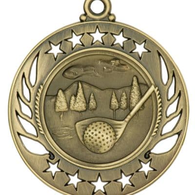 Gold Golf Medal