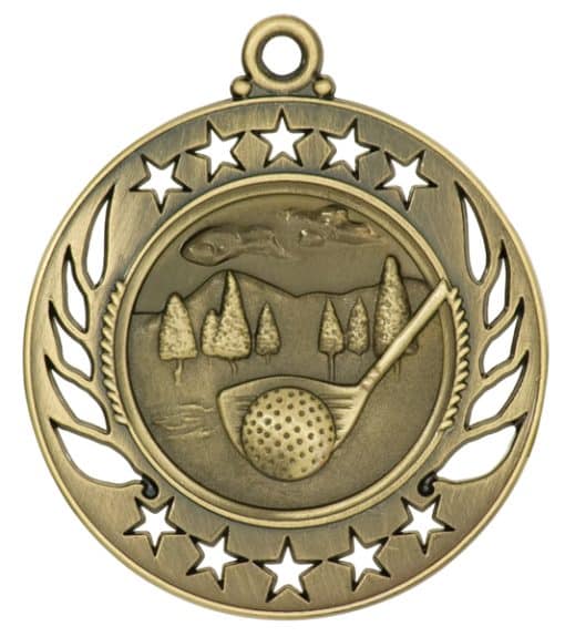 Gold Golf Medal