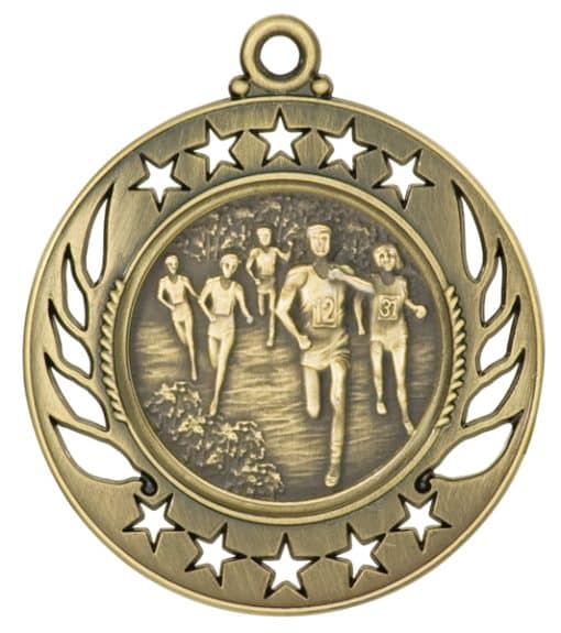 Gold Cross Country Medal