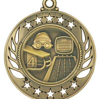 Gold Swimming Medal