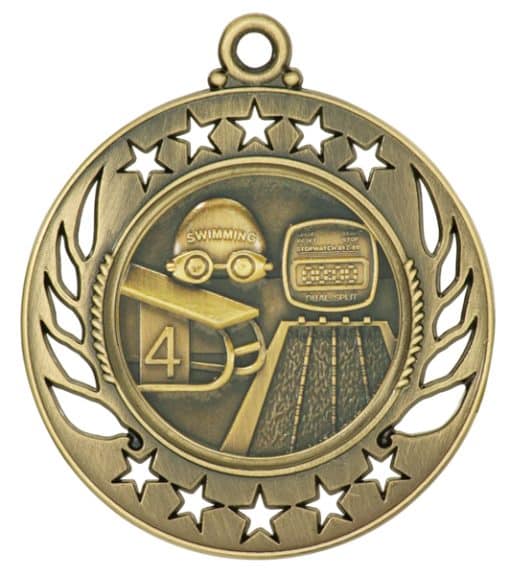 Gold Swimming Medal