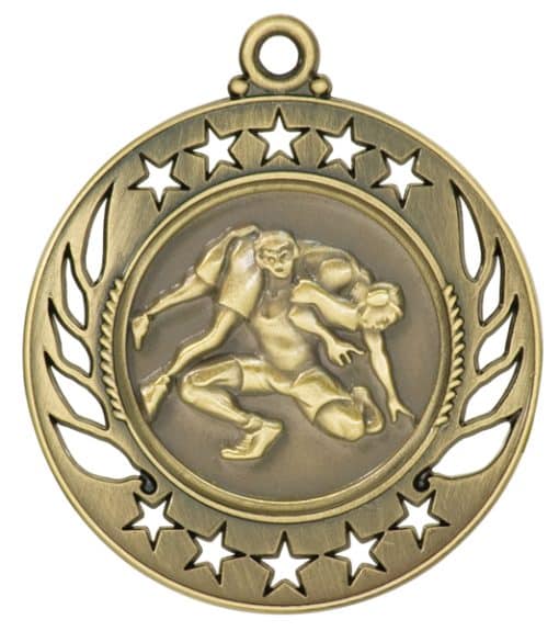 Gold Wrestling Medal