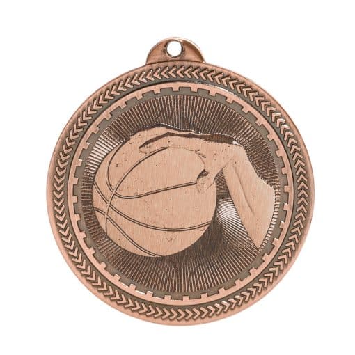 Bronze Basketball Medal