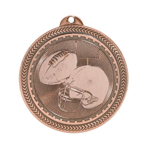 Bronze Football Medal