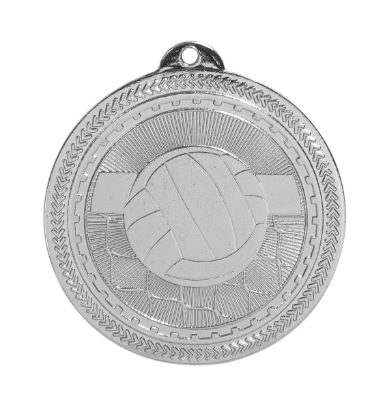 Silver Volleyball Medal