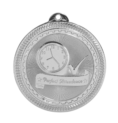 Silver Perfect Attendance Medal