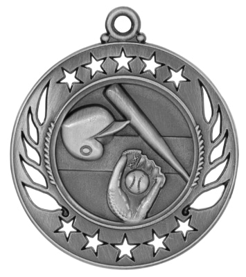 Silver Baseball Medal