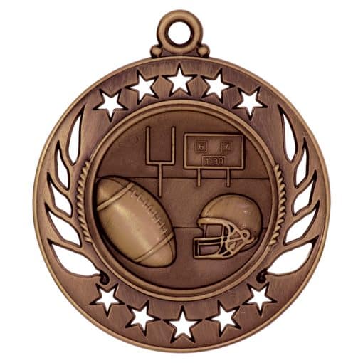 Bronze Football Medal