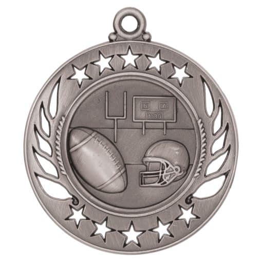 Silver Football Medal