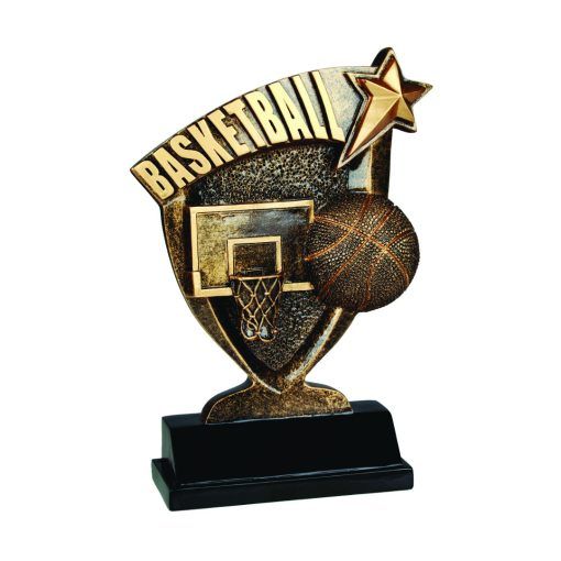 Basketball Broadcast Resin Trophy