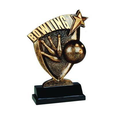Bowling Broadcast Resin Trophy