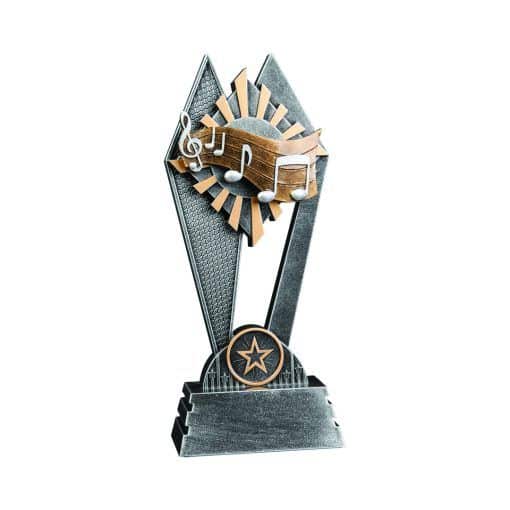 Music Sun Ray Award Trophy