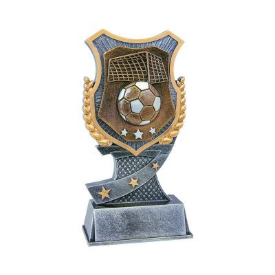 Soccer Shield Resin Trophy