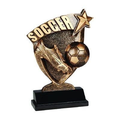 Soccer Broadcast Resin Trophy