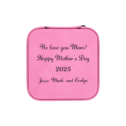 Custom Engraved Travel Jewelry Box - Image 5