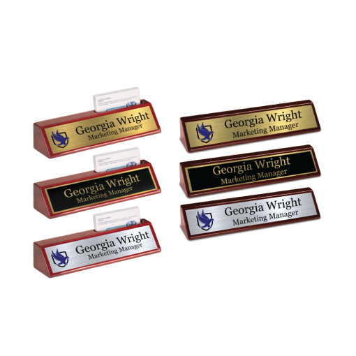 Custom Desk Wedge Name Plate - Image 9