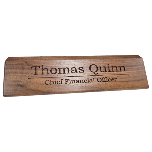 Custom Desk Wedge Name Plate - Image 8