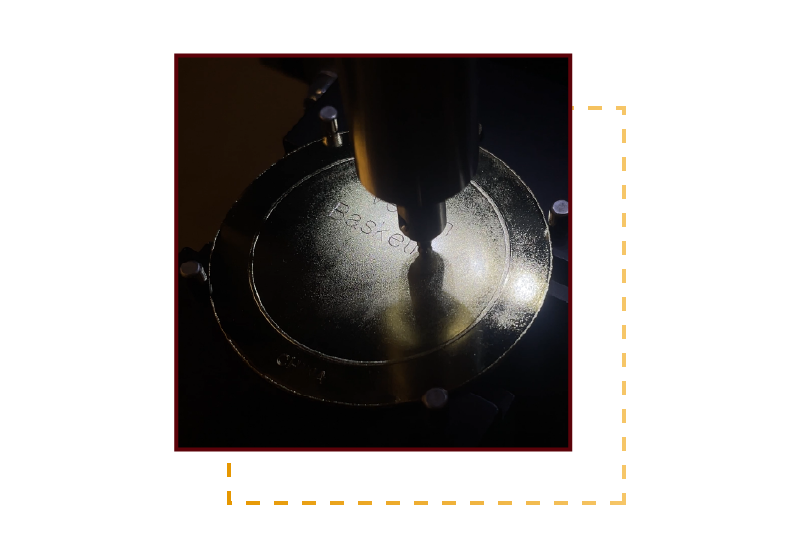 Engraving a medal