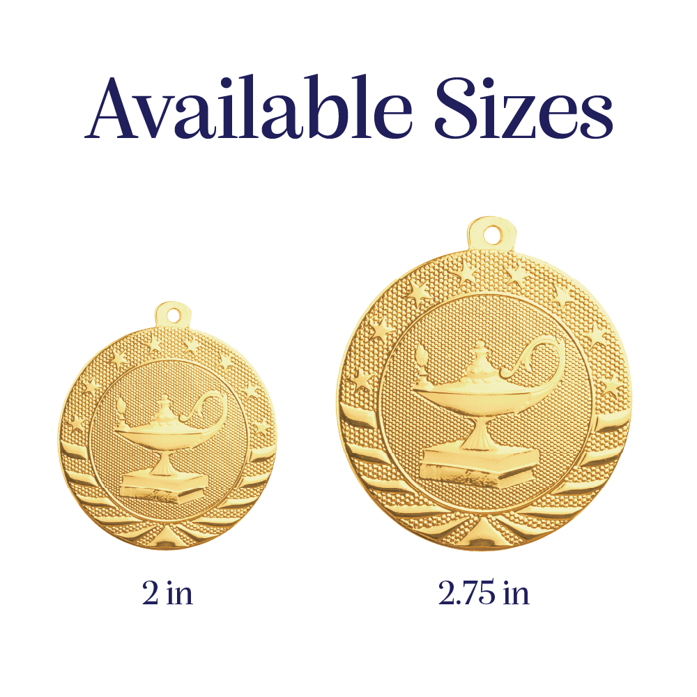 Lamp of Knowledge - StarBrite Medals - Image 4