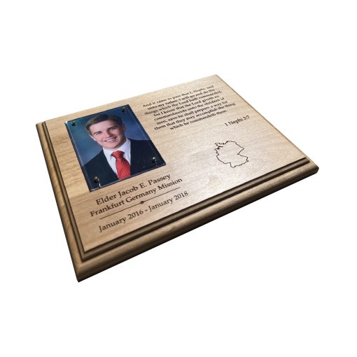 Laser Engraved Mission Plaque