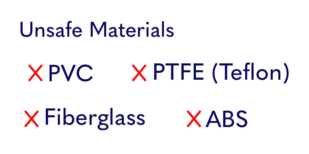 Unsafe Laser Engraving Materials