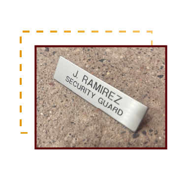 dengravetag Diamond Engraved Name Tag