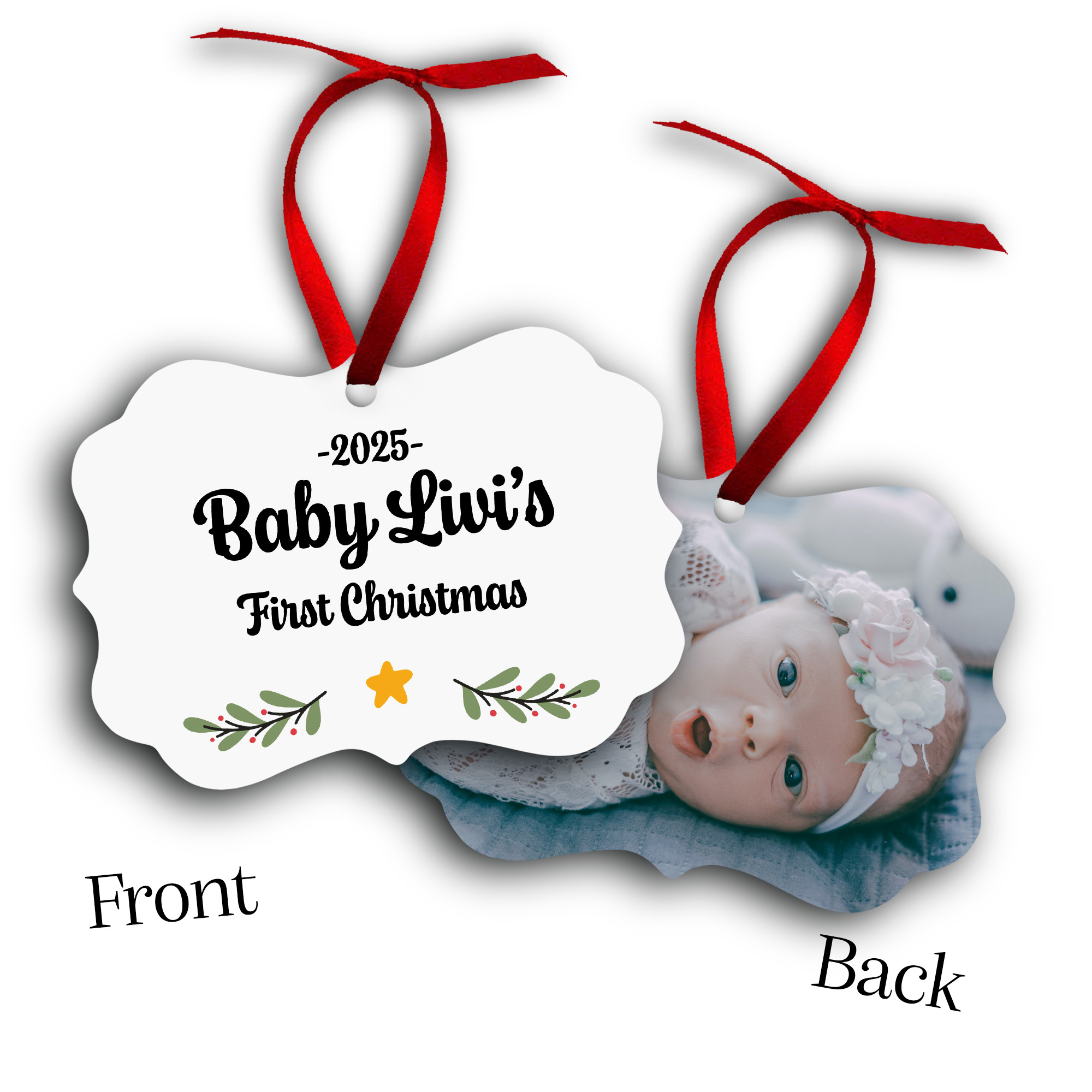 Custom Photo Ornament - Image 2