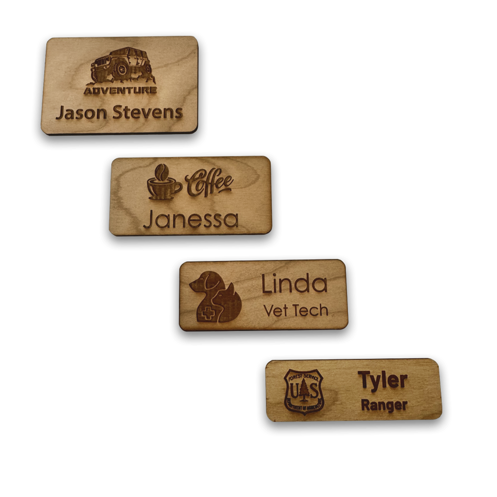 Wood Name Tags - Image 2